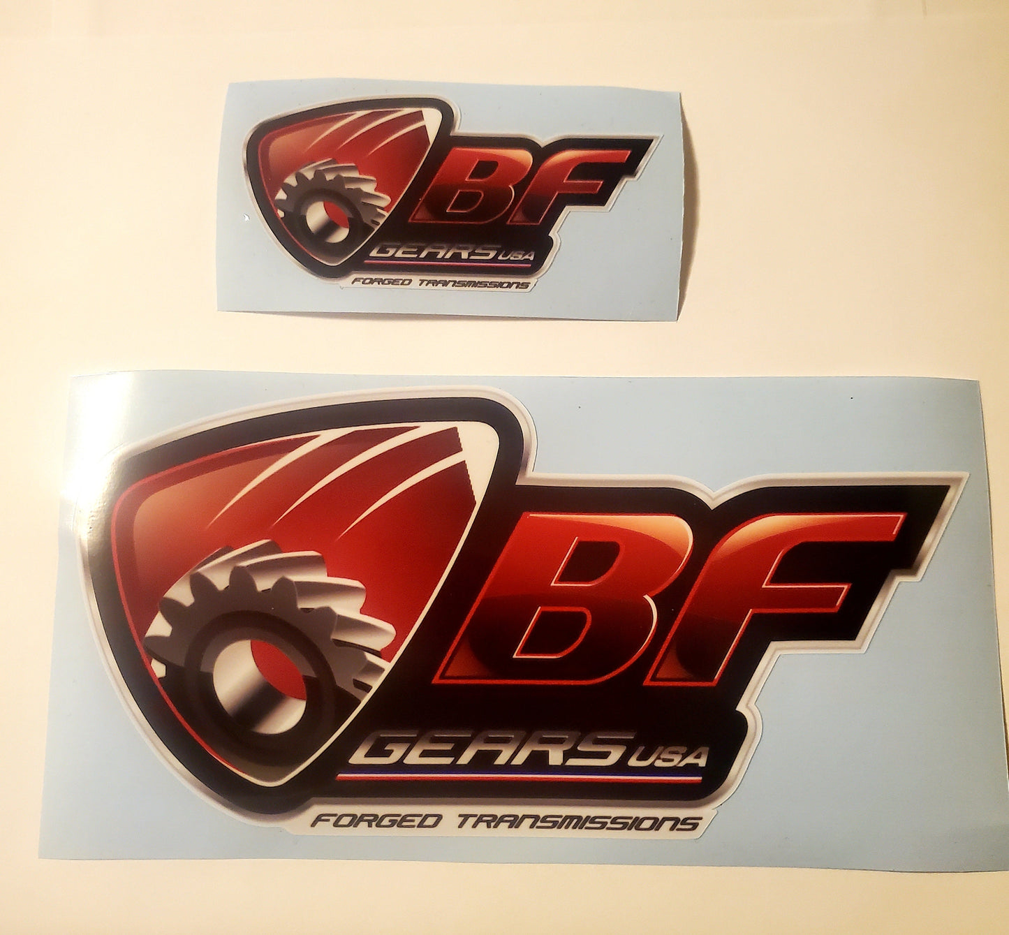 BF GEARS USA STICKERS