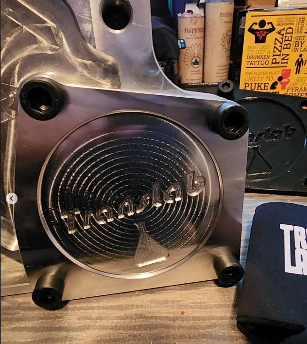 B AWD-SBXM billet transfer case block off plate