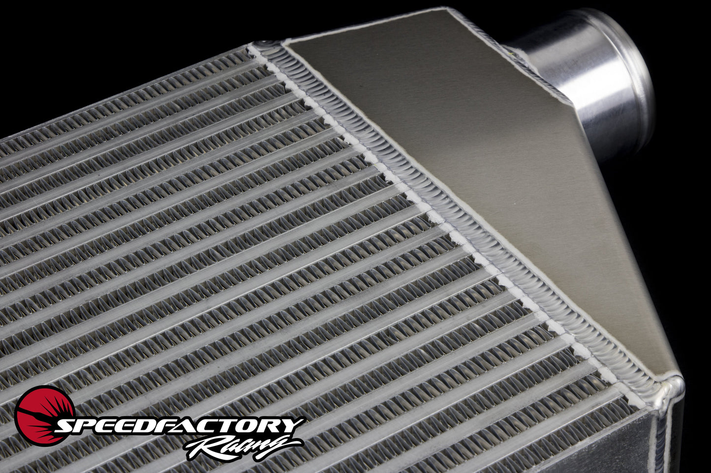 SpeedFactory Racing HP Front Mount Intercooler Upgrade for 1993-1998 MKIV Toyota Supra Turbo - 3" Inlet / 3" Outlet (850HP-1000HP+)