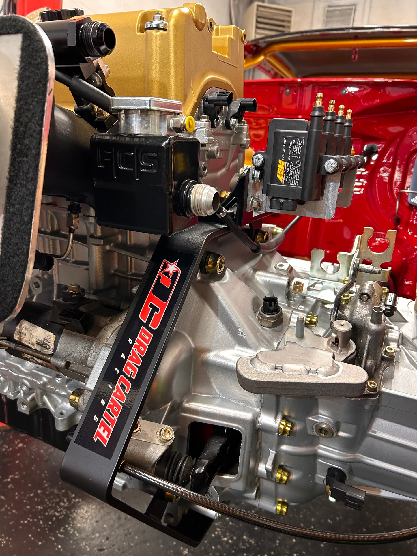 K-SERIES SCATTER SHIELD KIT WITH INTEGRATED COIL PACK MOUNTING