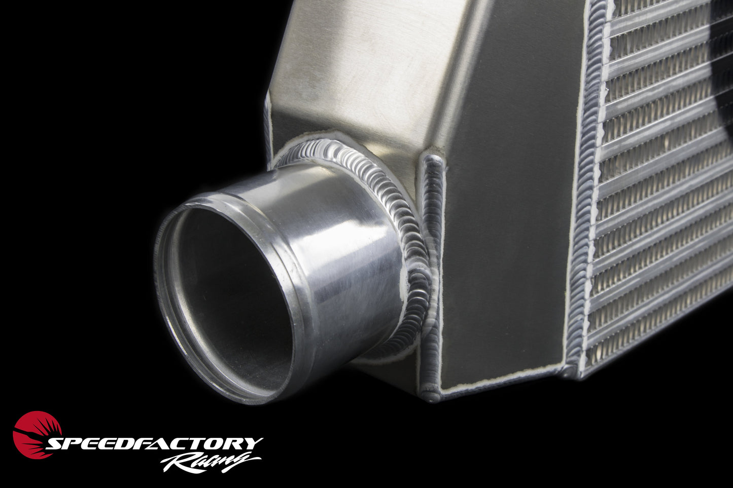 SpeedFactory Racing HP Front Mount Intercooler Upgrade for 1993-1998 MKIV Toyota Supra Turbo - 3" Inlet / 3" Outlet (850HP-1000HP+)