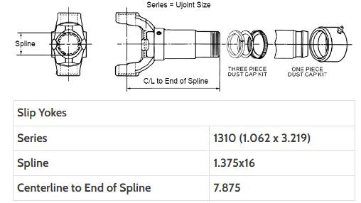 Translab 2.5 inch 1310 Slip joint